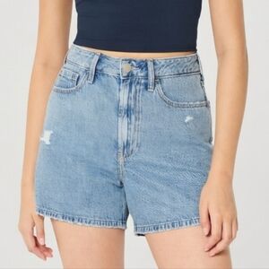 Hollister Ultra High Rise 90s Vintage Stretch Denim Shorts  Blue Size 24 Dadcore